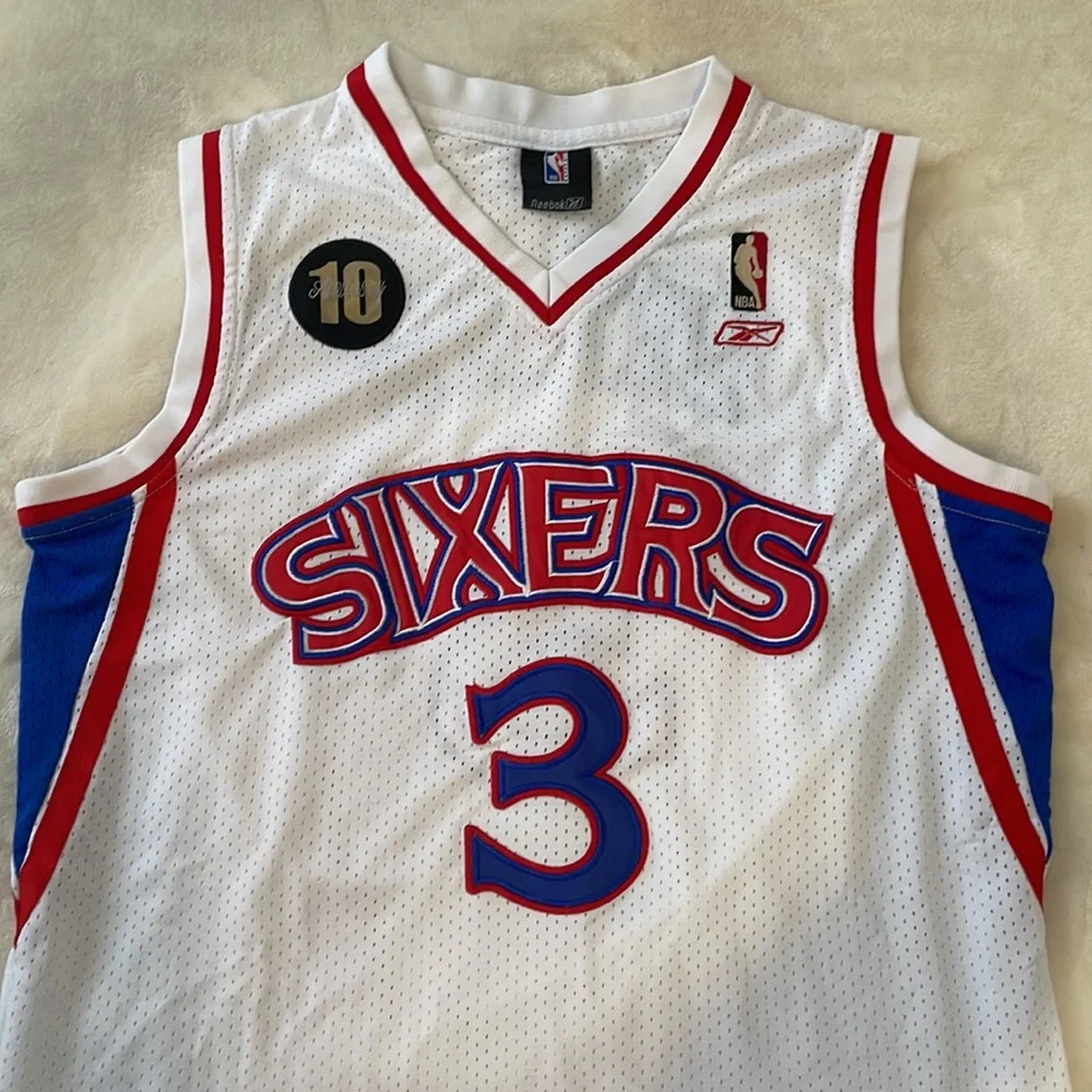 10th Anniversary Reebok Allen Iverson Jersey 
Size Large - Picture 4 of 6